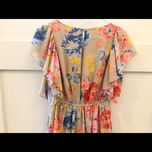 Margo & Sebastian Floral Spring Summer Dress S - Picture 4 of 5